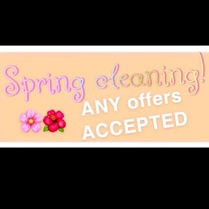 Spring cleaning CLEAR OUT OF CLOSET